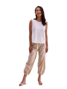 IndiBloom Women’s Cotton Cropped Salwar – Lightweight Casual Ethnic Wear