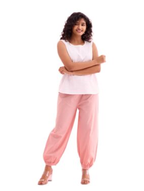 IndiBloom Women’s Cotton Cropped Salwar – Relaxed Fit, Stylish Casual Ethnic Wear