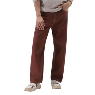 EcomX Men’s Brown Loose Fit Jeans – Mid Rise Everyday Wear
