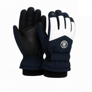 Advance 3 Fingers Touch Screen Unisex Woolen Gloves - Blue
