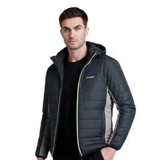 Ben Martin Bomber Jackets for Man Winter Wear with Hoodie Black