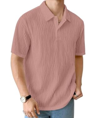 FlexWear Men’s Peach Sports Training T-Shirt – Lightweight Performance Wear