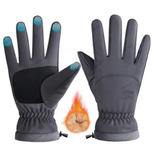Winter Gloves for Men and Women Grey