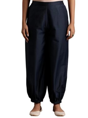 Velmora Women’s Rayon Patiala Pants – Pleated Design, Relaxed Fit, Casual Ethnic Wear