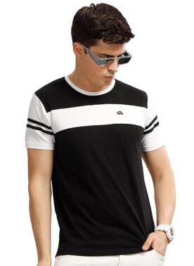 UrbanDrip Men’s Grey Cotton T-Shirt – Regular Fit Casual Wear