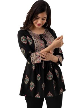 Black Casual Top – Everyday Stylish Wear