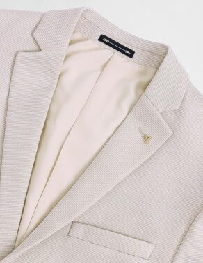 Arrow Men Business Casual Blazer Beige