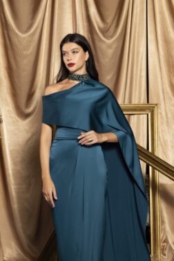 Lana Solid Beige Midi Dress – Minimal Chic Wear