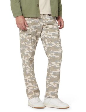 Men’s Relaxed Fit Camo Cargo Trouser | 100% Cotton |Constructed Waistband | Cargo Pants | Available in Plus Sizes